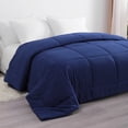 thumbnail image 6 of Kelnaro Premium Twin Duvet Insert, Down Alternative Comforter with Corner Tabs, Navy Blue, 6 of 6