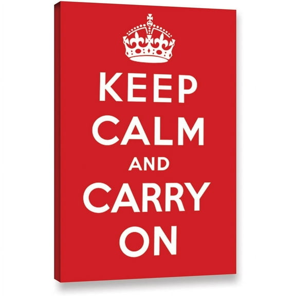 ArtWall Art D. Signer "Keep Calm And Be Yourself" Gallery-Wrapped Canvas