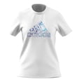 thumbnail image 1 of Playera adidas Mujer Dama Entrenamiento Mystic Fill blanco S, 1 of 8