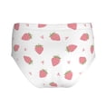 thumbnail image 2 of Pofeuu Hand Drawn Strawberry Print Boy's Briefs Toddler Boys' Underwear, Organic Cotton, Comfort Briefs-Small, 2 of 7