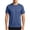 A242-Blue, variant on Kalauyu Athletic Shirts for Men Round Neck Short Sleeve Quick Dry Gym Active T Shirt Breathable Moisture Wicking Summer Sport Tops