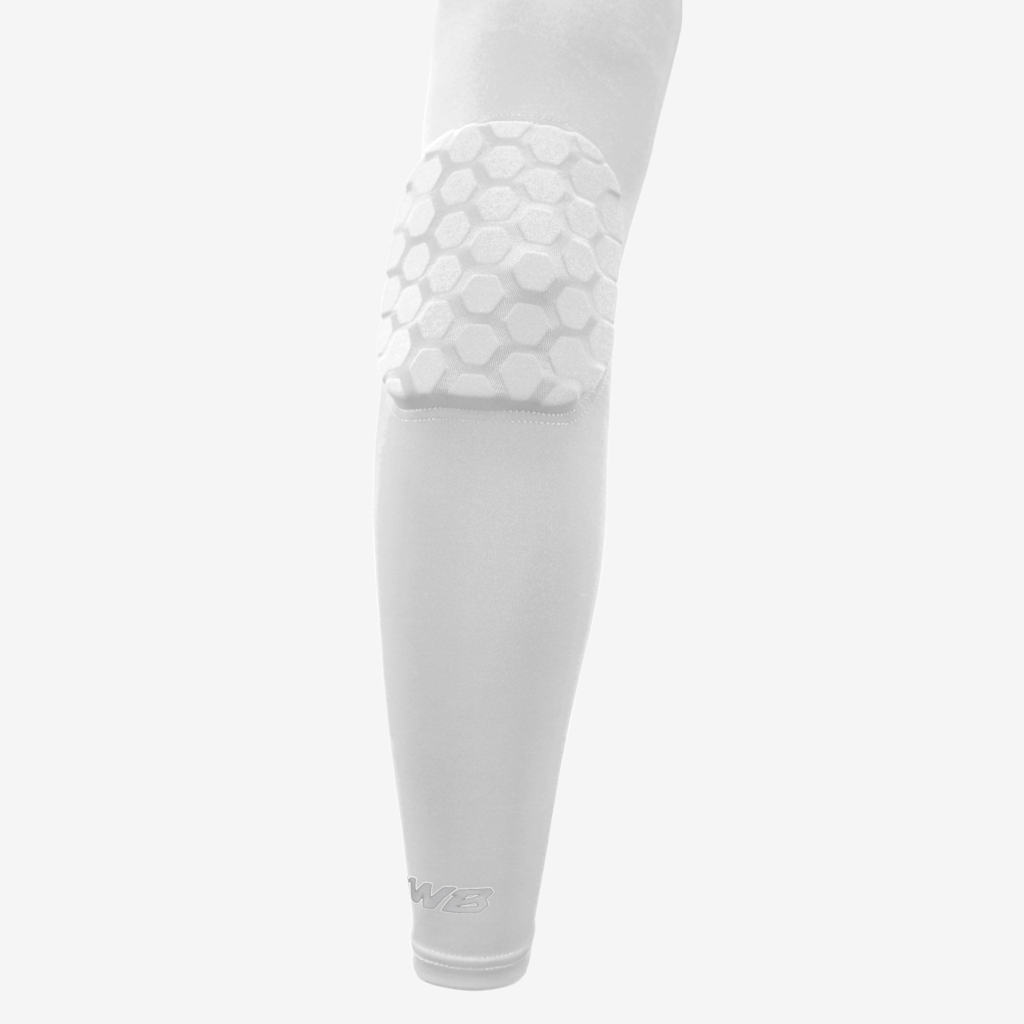nike padded arm sleeve basketball white