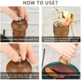 thumbnail image 2 of ORUYROP Pepper Grinder,Wood Salt and Pepper Grinder Mills Sets，Classic Manual Salt Grinder Refillable Pepper Mill Sets with Acrylic Visible Window Adjustable Ceramic Grinding Rotor 8 inch 2 P, 2 of 6