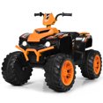 thumbnail image 7 of Topbuy 12V Electric Kids Quad ATV Ride on Car with LED Lights& Orange, 7 of 7