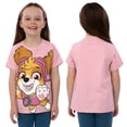 thumbnail image 4 of PAW Patrol Girls 2 Pack T-Shirts Blue Sizes 2T-8, 4 of 6