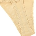 thumbnail image 6 of Blmnix Panties for Women Thong Lace Underwear Breathable Soft Yellow Panties, 6 of 8