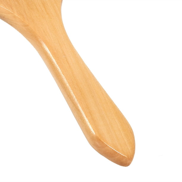 Cepillo de Madera Cepillo para el Cuero Cabelludo Massaje de Cabello para el Cabello, Para Todos los Tonos de Cabello, Ergonímico