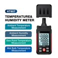 thumbnail image 2 of Digital Temperature Humidity Meter Precision Digital Hygrometer with Ambient Point Humidity Meter, 2 of 7