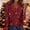Red#015, variant on Yteetum Sequin Tops for Women Oversized V Neck Glitter Sparkly Long Sleeve T Shirts Womens Casual Solid Plus Size Loose Fits Comfy Party Shimmer Tee Shirt Fall Spring Clothes Holiday Outfits Blouses