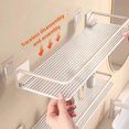 thumbnail image 4 of No-Drill Bathroom Shelf - Rustproof Aluminum Wall-Mounted Organizer for Shower, Vanity & Toilet, Heavy-Duty Space-Saving Storage, 4 of 6