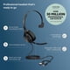 thumbnail image 2 of Audífono con cable Jabra Evolve2 50 de un solo oído con cancelación de ruido, 2 of 7