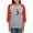 Heather/Red, variant on CafePress - Power Rangers Red Ranger Women's Baseball T Shirt - Womens Baseball Tee