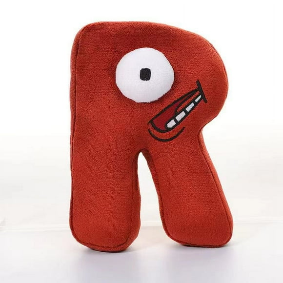 Alphabet plush doll letters R20cm,Gift for Kids