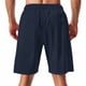 thumbnail image 5 of Pantalones cortos ligeros con cintura elástica para hombre: informales, verano, deportes al aire libre, secado rápido, 5 of 6