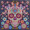 thumbnail image 1 of Punto de cruz - Taladro completo Calavera de colores Pintura de diamante en forma especial Decoración de punto de cruz DIY(DZ2004), 1 of 5