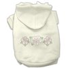 Pet, Dog Cat Hoodie Rhinestone, "Tropical Flower"