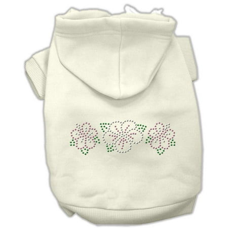 Pet, Dog Cat Hoodie Rhinestone, "Tropical Flower"