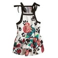 thumbnail image 1 of Breathable Flounce Design Pet Dress - Sweet Cat Puppy Spring Summer Floral Print Sling Dress for Parties, 1 of 8