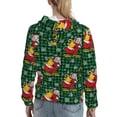 thumbnail image 7 of Kdxio Vintage Santa Skiing Green Plaid Print Womens Oversized Hoodies Sweatshirts Hooded Pullover Tops Sweaters Casual-XX-Large, 7 of 7