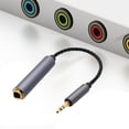 thumbnail image 2 of TISHITA Audio Adapter Cable 3.5 Male to 6.35 Female Adapter Cable for Piano Keyboard, 2 of 8