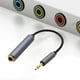 thumbnail image 2 of Cable Adaptador de Audio Hugo 3,5 Macho a 6,35 Hembra 20 cm, 2 of 8