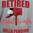 thumbnail image 3 of CafePress - Retired Postal Worker Funny Postman Hel Sweatshirt - Pullover Hoodie, Hooded Sweatshirt, 3 of 4