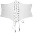 thumbnail image 1 of Cinturón elástico para mujer con cordones y lazos para disfraz, cinturón tipo corsé para mujer, 73 cm, 1 of 4