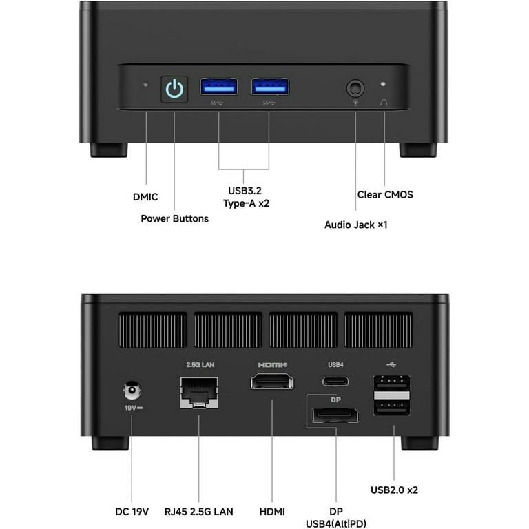 MINISFORUM UM690L Slim Mini PC AMD Ryzen 9 6900HX 32GB RAM+