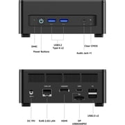MINISFORUM UM690L Slim Mini PC AMD Ryzen 9 6900HX 32GB RAM+1TB SSD, HDMI/DP/USB4 Outputs, 2.5G LAN