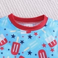 thumbnail image 4 of Karoyedx Boys 4th of July Shirt And Short Set 4th of July Baby Boy Clothes Summer Toddler Outfit Sleeveless Vest Tank Tops and Stars Shorts Set Infant Clothes Sky Blue Size,5-6 Years, 4 of 7