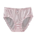 thumbnail image 3 of Xucatan Women's Sheer Mesh Floral Embroidered Cheeky Panties, Cozy See Through Low Rise Butt Lifting Underwear, Breathable Back Crotchless Thong for Ladies. Gift, 3 of 4