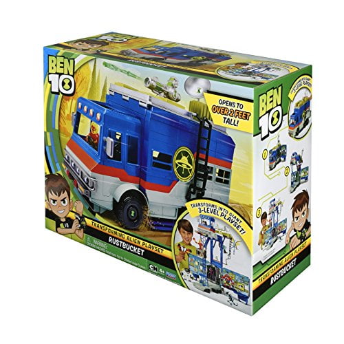 Ben 10 Rustbucket Deluxe Transforming Vehicle to Playset Walmart