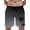 Gray Gradient, variant on Tropical Leaf with Pink Flamingo Mens Swim Trunks Quick Dry Stretch Board Shorts with Soft Mesh Lining Funny Beach Short with Pockets 2XL-3XL