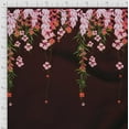 thumbnail image 3 of Soimoi Velvet Fabric Leaves & Flower Panel Print Fabric by The Yard 58 Inch Wide, 3 of 3