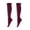 "Wine Red,L", variant on Breathable Football Socks, Men Women Compression Stockings for Outdoor
