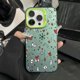 thumbnail image 3 of Funda IMD plateada electrochapada estilo navideño con copos de nieve de invierno para iPhone 16 15 14 11 12 13 Pro Max 7 8 Plus X XS XR, 3 of 5