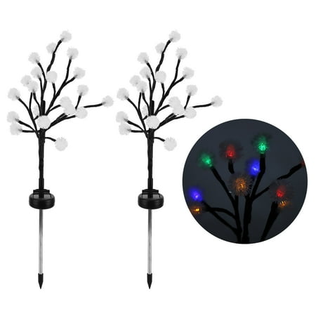 

Waterproof Solar Garden Decorative Lights Solar Powered Pathway Lights Flexible Energy-Saving For Sidewalk Garden Colorful Light