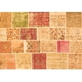 thumbnail image 1 of Ahgly Company Indoor Rectangle Patchwork Orange Transitional Area Rugs, 7' x 9', 1 of 1