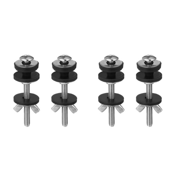 Raindrops 4 pcs  Toilet Tank To Bowl Gasket Toilet Seat Bolt Tank Sealing Gasket Toilet Screw Toilet Sealing Bolt Toilet Mounting Part
