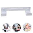 thumbnail image 3 of CRAFTHROU 1Pc White Ironing Board Holder Wall Mount Hanging Rack for Home with Design, 3 of 8