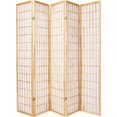 thumbnail image 2 of Square Room Divider Shoji Screen Wood Natural 5, 2 of 2