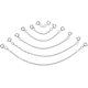 thumbnail image 1 of KAKOWELY 6 piezas de cadenas extensoras para hacer pulseras y collares delicados., 1 of 4