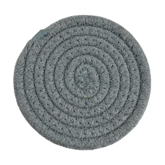 Cotton Rope Coasters, 4.3 Inch Small Round Woven Heat Resistant Cotton Rope Placemats for Coffee Mug Drinks and Hot Pads Table Decoration for Kitchen Dining.