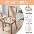 thumbnail image 2 of Pioneer Flower Seat Covers for Dining Room Chairs Set Of 6,Stretch Printed Washable Chair Seat Cover with Elastic Ties and Button,Removable Waterproof Couch Cushion Covers, 2 of 6