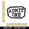 thumbnail image 2 of Admit One Movie Theater Ticket Rubber Stamp for Scrapbooking Crafting Stamping - Small 3/4 Inch, 2 of 7