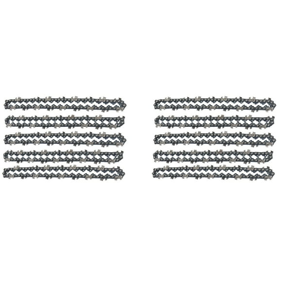 10Pcs Mini Chainsaw Chain 6 Inch Chainsaw Chain Guide Saw Chain Replacement Portable Saw Chain