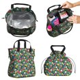 thumbnail image 2 of Pioneer Flower Floral Print Pattern Drawstring Lunch Bag Women - Drawstring Lunch Bag Insulated for Work Office - Stain-Resistant Large Lunchbags for Women with Multi-Pockets, 2 of 6