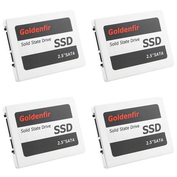 3X Goldenfir SSD 120GB SSD 2.5 Hard Drive Disk Disc Solid State Disks 2.5Inch Internal SSD,3 x 2.5inch Hard Drive Disk Disc,White