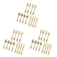 thumbnail image 4 of Transemion Plastic Forks Spoons Knifes Silverware Decor Party Golden 18.5cm 3Set, 4 of 6