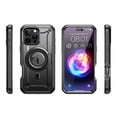 thumbnail image 2 of SUPCASE UBPro Mag for iPhone 16 Pro 6.3" Case with Stand, [Support MagSafe] [Built-in Screen Protector & Belt Clip] [Military-Grade Protection] Magnetic Phone Case for iPhone 16 Pro, 6.3", Black, 2 of 8